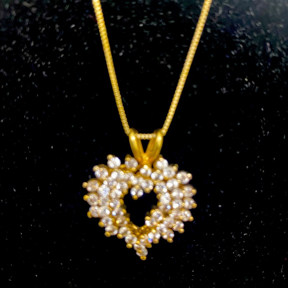 2 carat heart pendant‼️